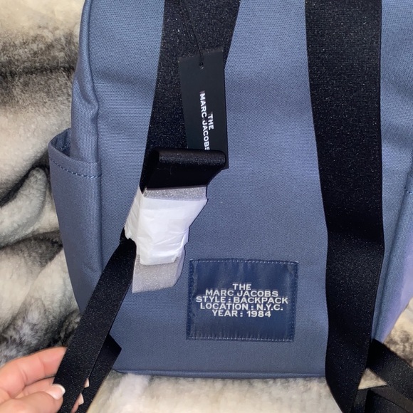 🔥🔥🔥💯MARC JACOBS THE BACKPACK 🎒 IN SHADOW BLUE 💯🔥🔥♥️♥️ - Picture 10 of 10